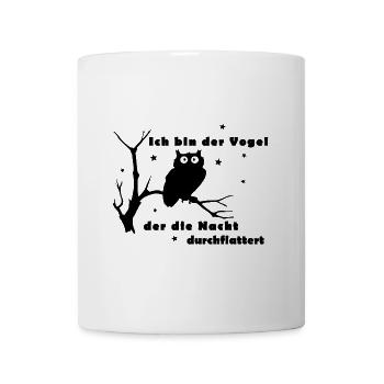Eule - Tasse - Weiß - Vorne