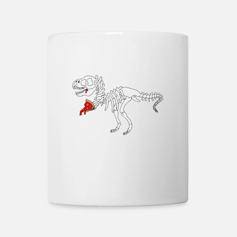 Pizza dinosaure - Mug blanc - blanc