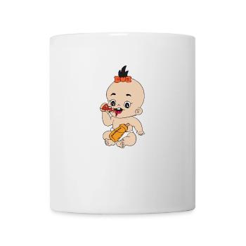 Baby pizza - Mug - white - Front