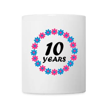 10 ans - Mug blanc - blanc - Devant