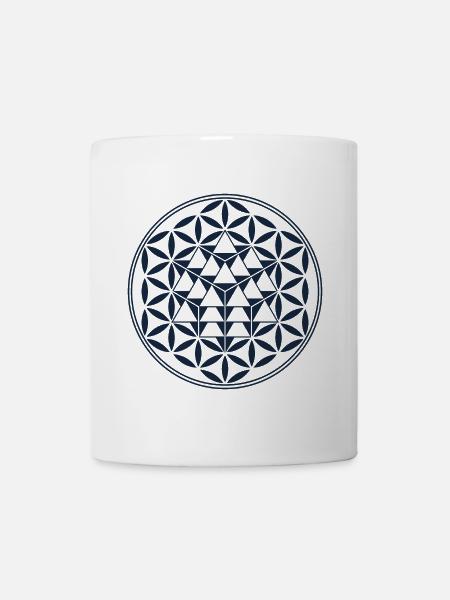 Vector Equilibrium, Sacred Geometry - Mug - white
