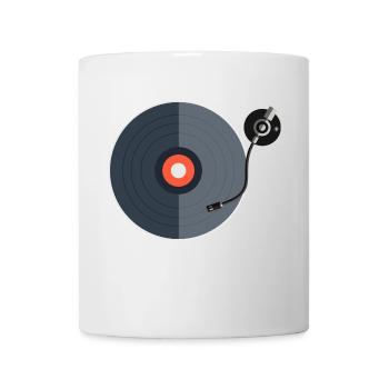 Vinyl - Tasse - Weiß - Vorne