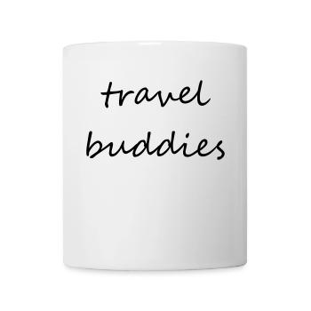 Travel Buddies / Reise Freunde - Tasse - Weiß - Vorne
