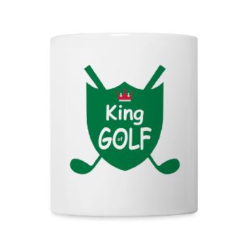 golf - Tasse - Weiß - Vorne