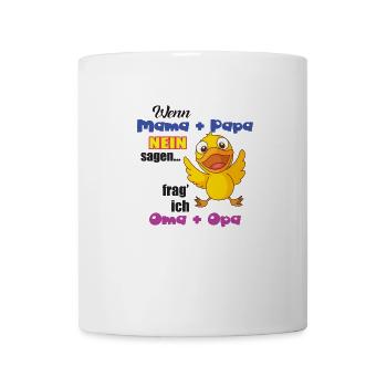 When mom and dad say no - Mug - white - Front