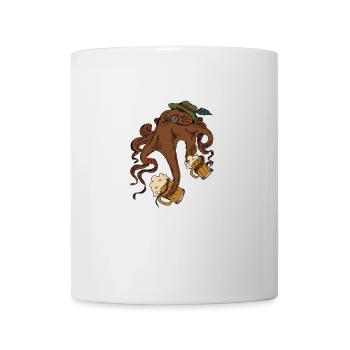 octopus beer - Mug - white - Front