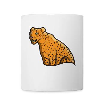 Leopard Großkatze Wildkatze Geschenkidee Wildlife - Tasse - Weiß - Vorne
