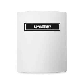 joyeux anniversaire - Mug blanc - blanc - Devant