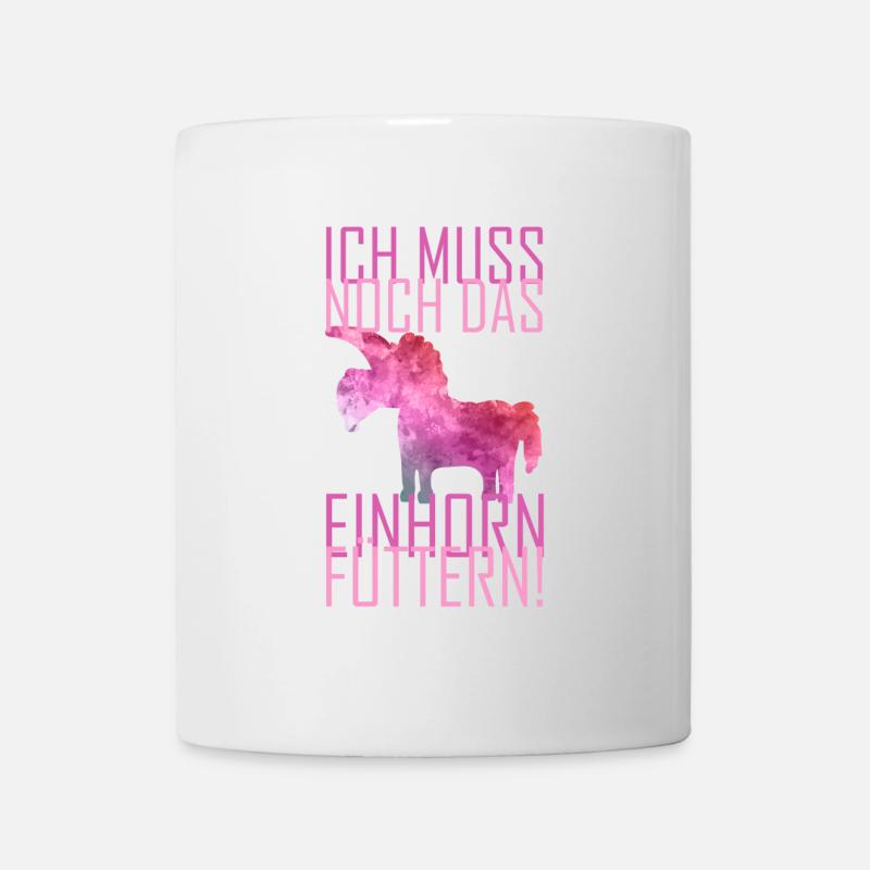 Einhorn Einhörner Pferd Pferde Stute Fabelwesen - Tasse - Weiß