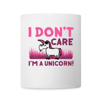 Einhorn Einhörner Pferd Pferde Stute Fabelwesen - Tasse - Weiß - Vorne