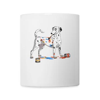 Dalmatinische Malerei - Tasse - Weiß - Vorne