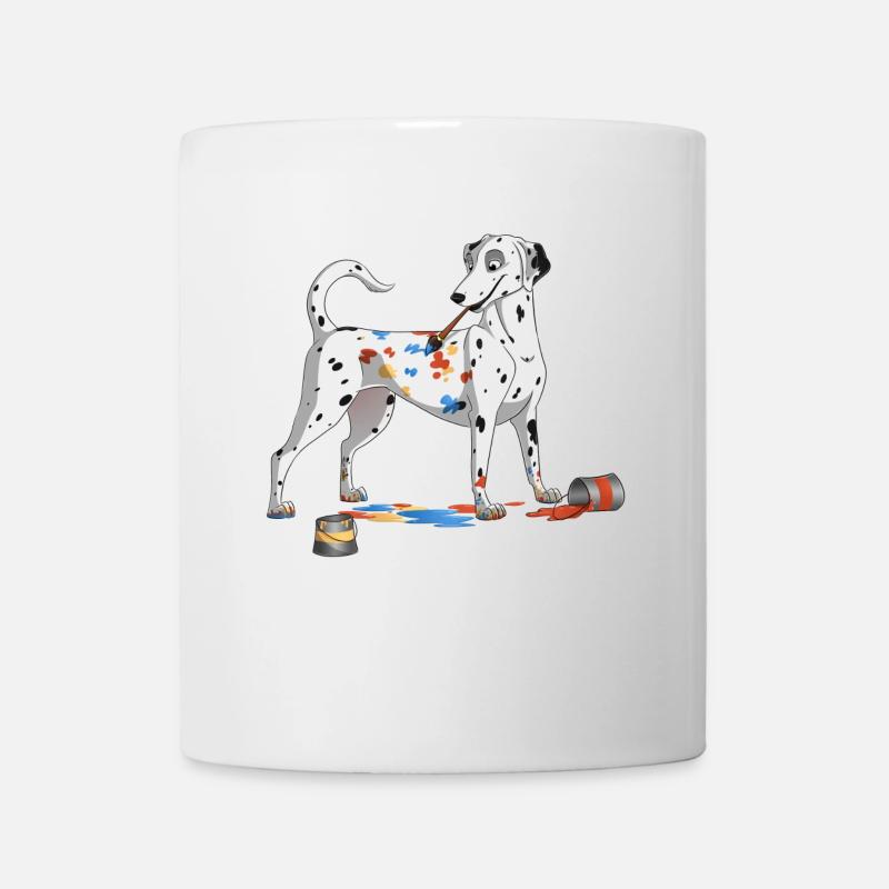 Dalmatinische Malerei - Tasse - Weiß
