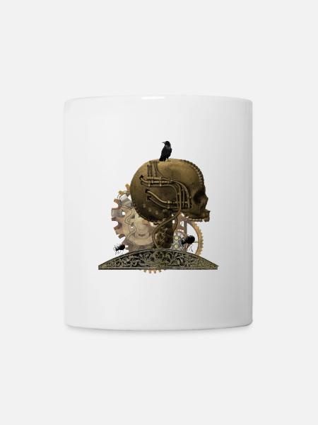 Super schrecklichen technischen Schädel - Tasse - Weiß