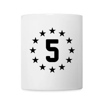 5 ans - Mug blanc - blanc - Devant