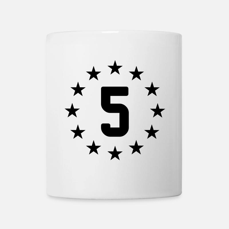 Fünfter geburtstag - Tasse - Weiß