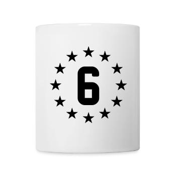 Sechsten Geburtstag - Tasse - Weiß - Vorne