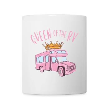 Königin des Camper - Tasse - Weiß - Vorne