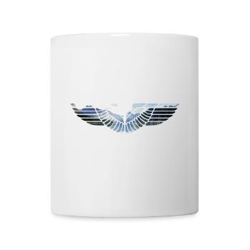 Eagle wing emblem - Mug - white - Front