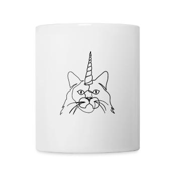 Unicorn cat - Mug - white - Front