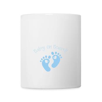 Bébé dans la voiture - Mug blanc - blanc - Devant