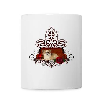 Mignon petit chihuahua - Mug blanc - blanc - Devant