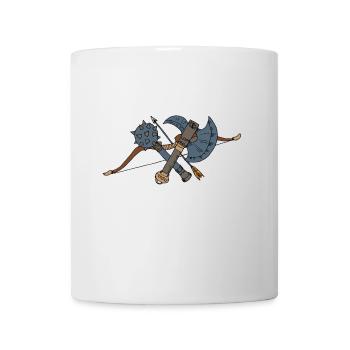 Vikings d'armes vikings - Mug blanc - blanc - Devant
