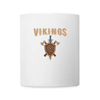 Wikinger Schild Vikings - Tasse - Weiß - Vorne