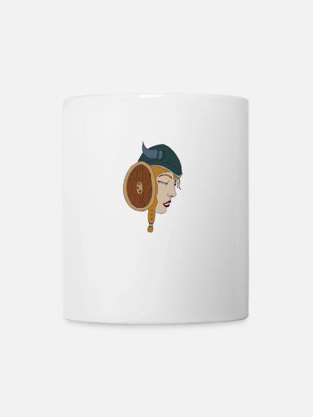 Wikinger Schilmaid Vikings - Tasse - Weiß