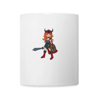 Viking Shieldmaiden - Mug - white - Front