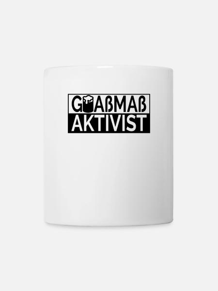 GOAßMAß AKTIVIST - Tasse - Weiß