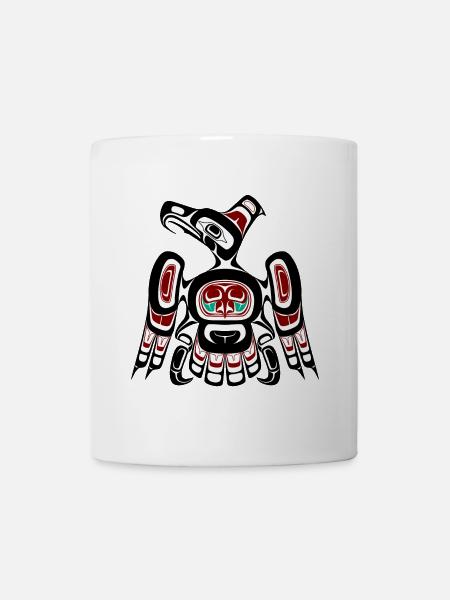 Northwest Pacific coast Kaigani Thunderbird - Mug - white