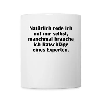 Experte - Tasse - Weiß - Vorne
