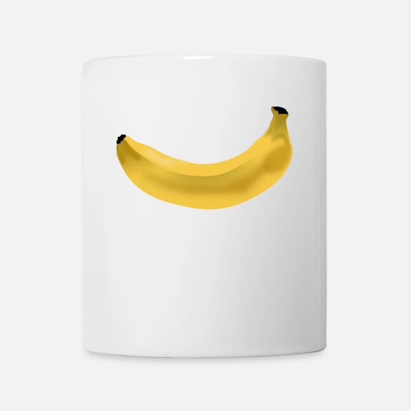 banane - Tasse - Weiß