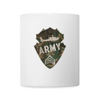 Army Army Coat of Arms / Military Gift Helicopter - Mug - white - Front