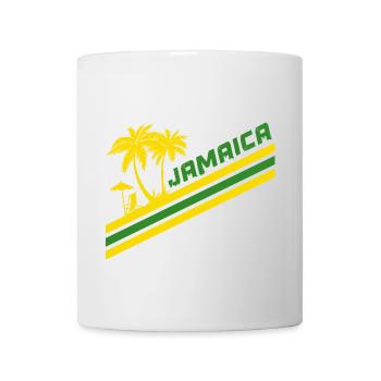 Jamaïque Palmes / Cadeau Caraïbes - Mug blanc - blanc - Devant