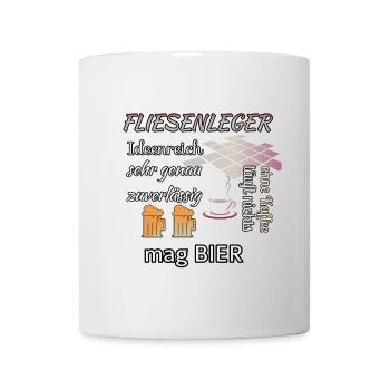 Tiler beer and coffee - Mug - white - Front