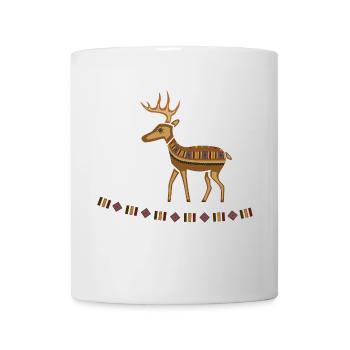 Reh - Tasse - Weiß - Vorne
