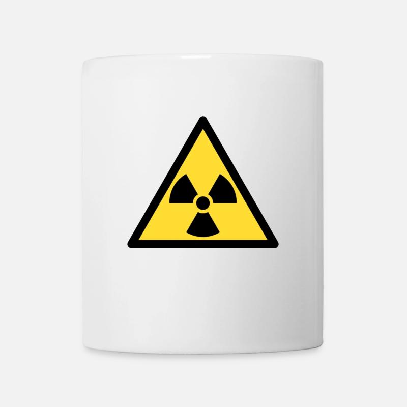 radioaktiv - Tasse - Weiß
