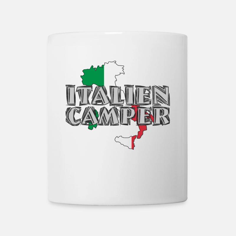 Italiencamper Camping Italien Geschenk - Tasse - Weiß