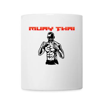 Muay Thai - Tasse - Weiß - Vorne