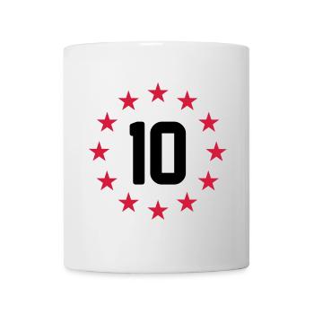 10 ans - Mug blanc - blanc - Devant