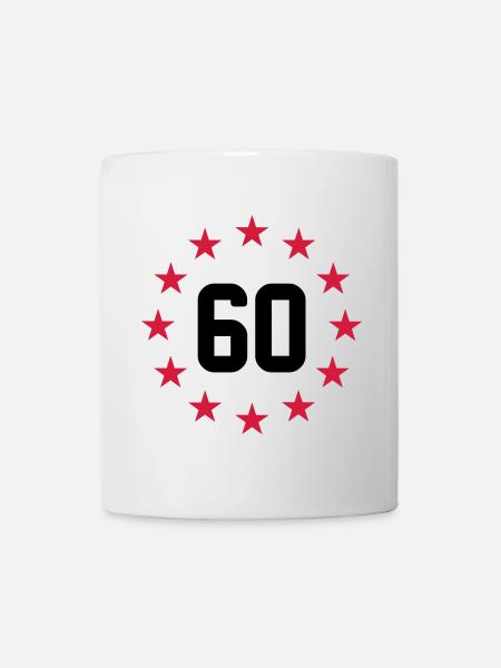 60 years - Mug - white