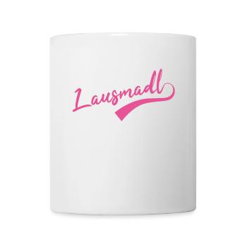 Lausmadl Lausmadel T-Shirt - Tasse - Weiß - Vorne