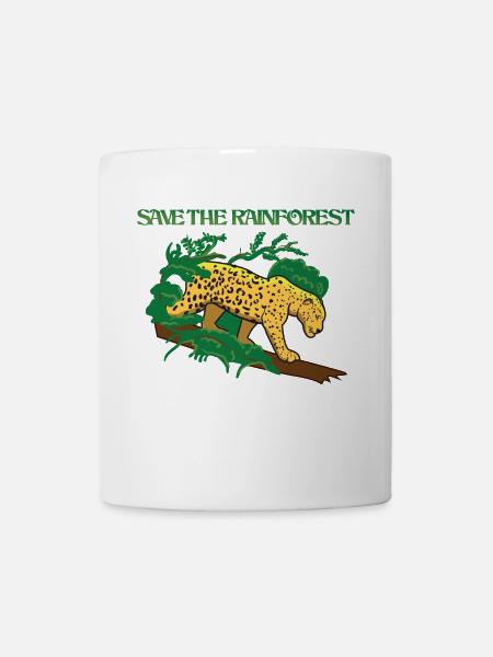 Protect the rainforest - Mug - white