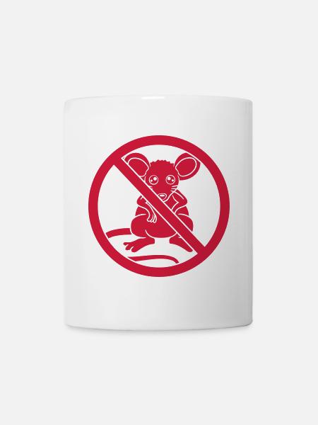 Signe interdit interdit - Mug blanc - blanc