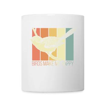 Oiseau - Mug blanc - blanc - Devant