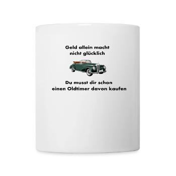 Oldtimer - Tasse - Weiß - Vorne