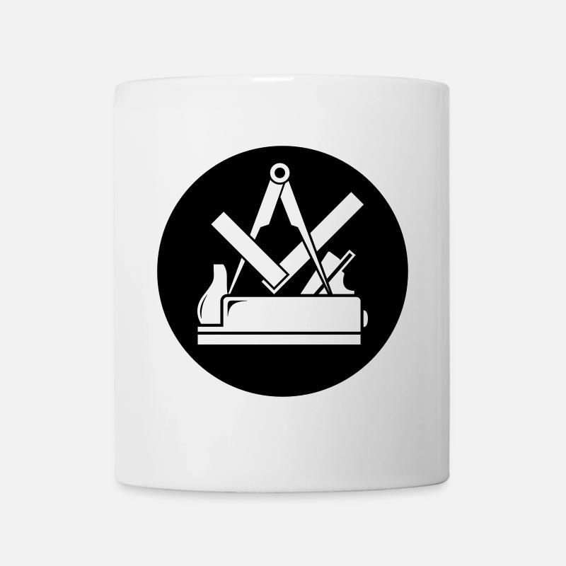 Zunftzeichen Tischler - Tasse - Weiß