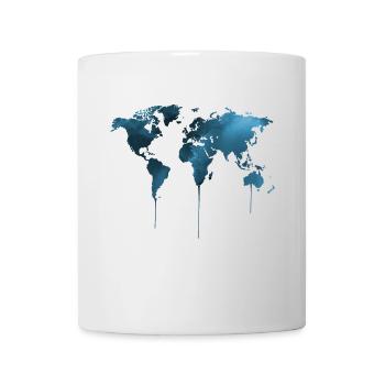 World map for travelers - Mug - white - Front