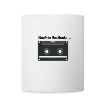 Cassette Face Retro - Mug blanc - blanc - Devant